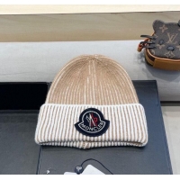 Super Quality Moncler Knit Hat ML111101 Beige 2025