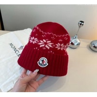 Grade Quality Moncler Knit Hat ML111102 Red 2025