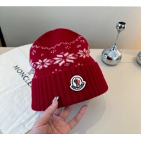 Grade Quality Moncler Knit Hat ML111102 Red 2025