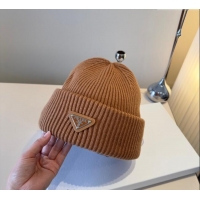 Promotional Prada Knit Hat PR111101 Brown 2025