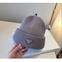Well Crafted Prada Knit Hat PR111101 Grey 2025
