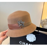 Grade Design Chanel Wool Bucket Hat with Star CH111106 Brown 2025