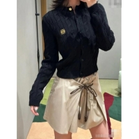 Top Quality Loewe Knit Cardigan L090229 Black 2025