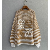 Grade Quality Loewe Mohair Crochet Cardigan 0904 White/Beige 2025
