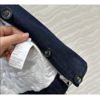 Super Quality Loewe Denim Padded Jacket LW110601 Blue 2025