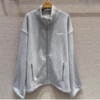 Unique Discount Miu Miu Cotton Jacket 0814 Grey 2025