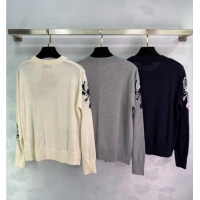 ​Buy Cheapest Miu Miu Wool Cardigan with Embroidery 0813 White 2025