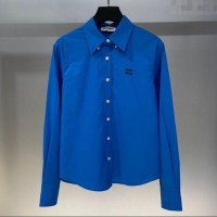 Luxury Discount Miu Miu Shirt M072535 Blue 2025