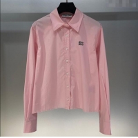Buy Inexpensive Miu Miu Shirt M072535 Pink 2025