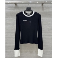 Top Quality Miu Miu Shirt M82103 Black 2025