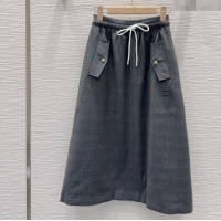 Top Quality Miu Miu Skirt M082918 Grey 2025