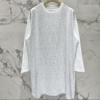 Reasonable Price Miu Miu Crystals Dress S090412 White 2025