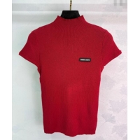 Well Crafted Miu Miu Wool Top MIU090302 Red 2025