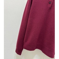 Well Crafted Miu Miu Cashmere Polo Sweatshirt MIU0903017 Red 2025