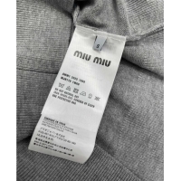 Reasonable Price Miu Miu Wool Cardigan 0814 Grey 2025