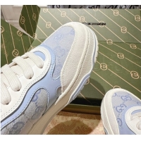 Stylish Gucci Re-Web Sneakers in GG Canvas and Leather Purple 1021024