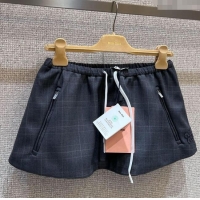 Best Price Miu Miu Mohair and Wool Mini Skirt MIU0903026 Grey 2025