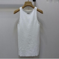 Unique Grade Miu Miu Cotton Vest MIU090333 White 2025