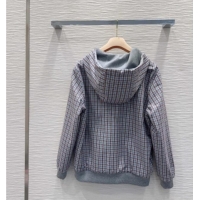 Grade Quality Miu Miu Cotton Jacket and Pants Set M091807 Grey 2025