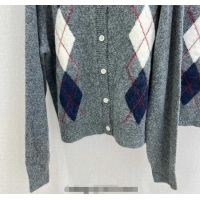 Discount Miu Miu Wool Cashmere Cardigan/Vest/Shorts Set M091811 Grey 2025