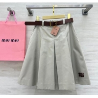 Famous Brand Miu Miu Skirt M091816 Grey 2025