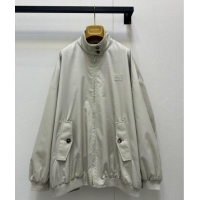 Affordable Price Miu Miu Jacket 0814 Grey 2025