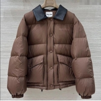 Reasonable Price Miu Miu Down Jacket M091822 Brown 2025
