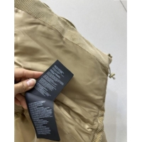 Free Shipping Discount Miu Miu Corduroy Down Jacket MIU0903025 Beige 2025