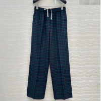 Market Sells Miu Miu Plaid Pants MM101407 Blue/Green/Red 2025