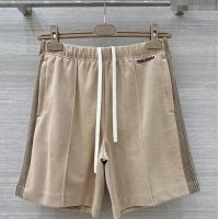 Shop Promotional Miu Miu Cotton Shorts MM101414 Beige 2025