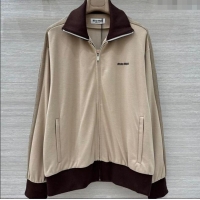 Promotional Miu Miu Cotton Jacket MM101414 Beige 2025