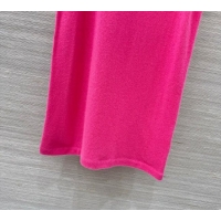 Famous Brand Miu Miu Cashmere and Silk Vest MM101426 Pink 2025
