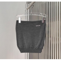 Traditional Specials Miu Miu Wool Vest MM101430 Grey 2025