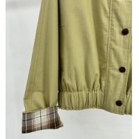 Best Price Discount Miu Miu Cotton Jacket 1015 Green 2025