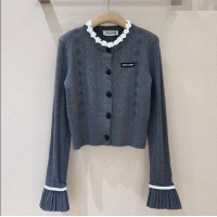 Grade Quality Miu Miu Wool Skirt M101706 Grey 2025