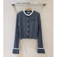 Grade Quality Miu Miu Wool Skirt M101706 Grey 2025