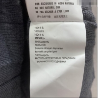 ​Grade Design Miu Miu Wool Knit Polo Shirt and Skirt Set M110506 Grey 2025