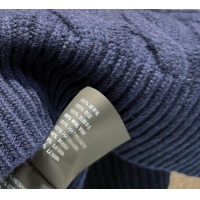 Fashion Discount Miu Miu Wool Knit Mini Skirt M110508 Blue 2025