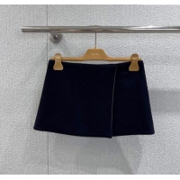 Trendy Design Miu Miu Wool Knit Mini Skirt M110509 Blue 2025