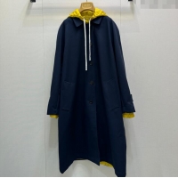 ​Top Quality Miu Miu Coat M110524 Blue/Yellow 2025