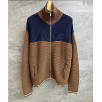 Buy Fashionable Miu Miu Wool Knit Cardigan M110520 Brown/Blue 2025