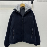 ​Market Sells Miu Miu Wool Jacket M110537 Navy Blue 2025