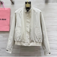 Well Crafted Discount Miu Miu Jacket MM111401 White 2025
