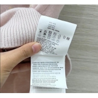 Luxury Discount Miu Miu Wool Vest MM111406 Light Pink 2025