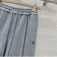 ​Famous Brand Miu Miu Pants MM111441 Grey 2025