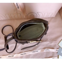 Grade Design Miu Miu Suede Pouch Mini Bag 5NR461 Dark Brown 2025