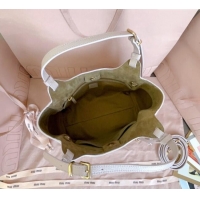 Top Design Miu Miu Leather handbag Water 5BA304 Lily Pink 2025