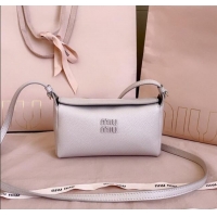Best Product Miu Miu Leather Pouch Mini bag Water 5NF462 Lily Pink 2025
