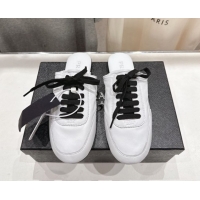 Stylish Prada Collapse Nappa Leather Lace-up Flat Mules White 2025 1E989N 1027033