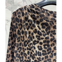 Buy Discount Saint Laurent Leopard Print Dress Y0904 2025